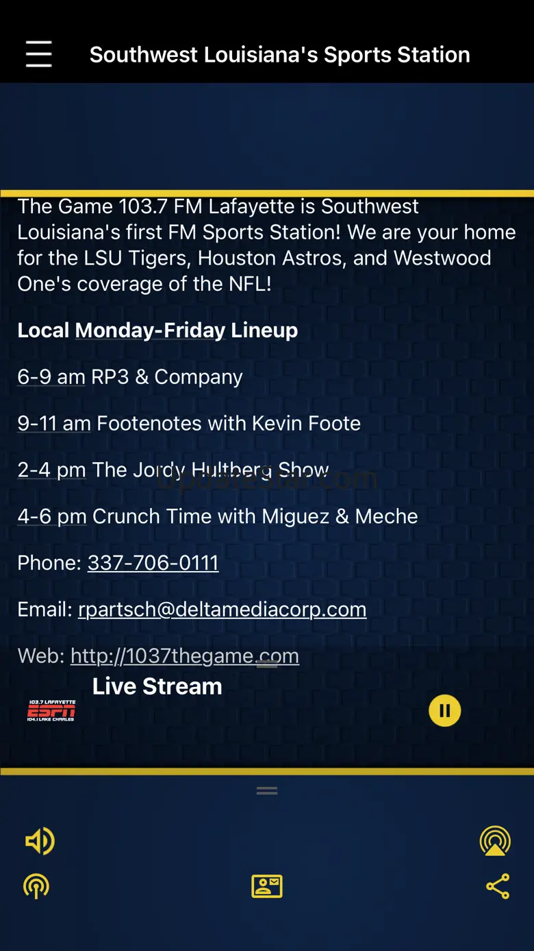 ESPN 103.7 Lafayette 11.0.63