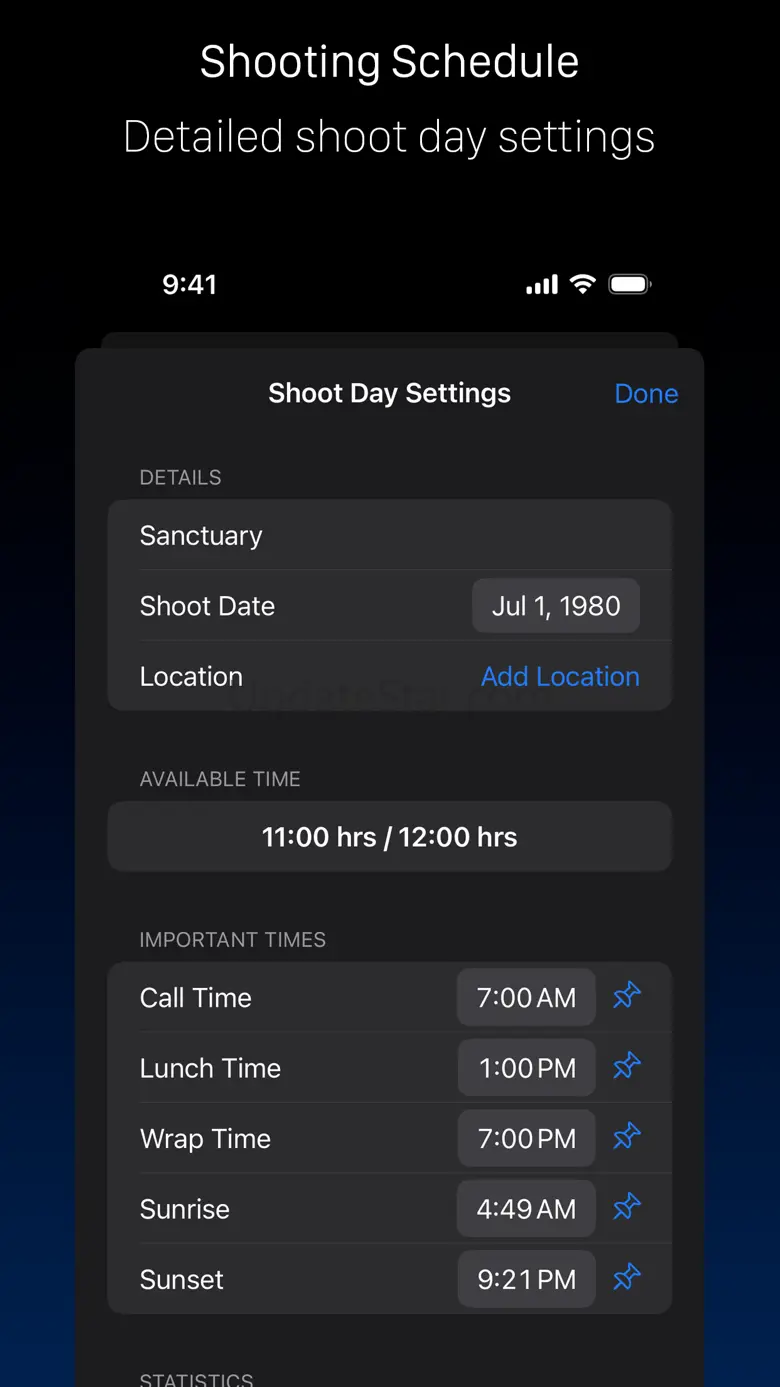 Shot Lister 5.4.3