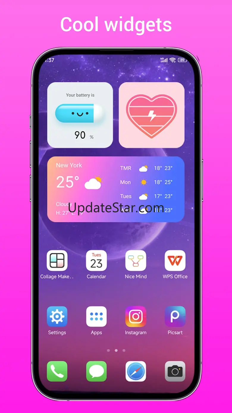 iQS Launcher - i OS style 9.5