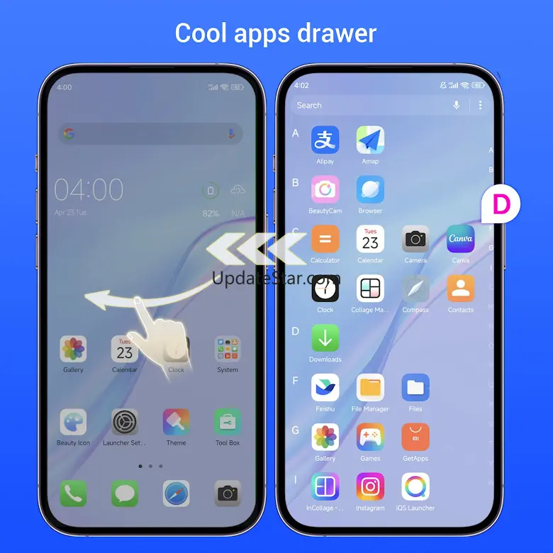 iQS Launcher - i OS style 9.5