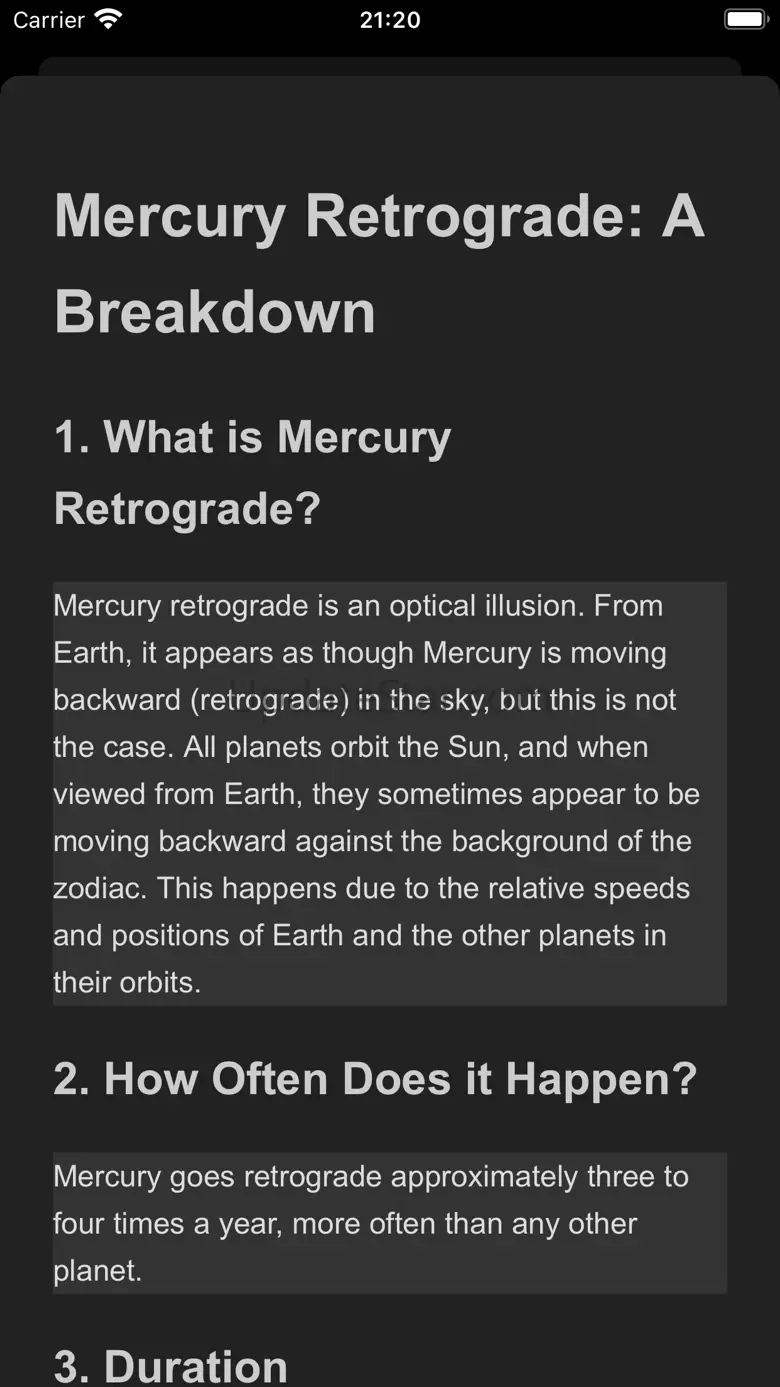 Planetary Retrogrades 1.6