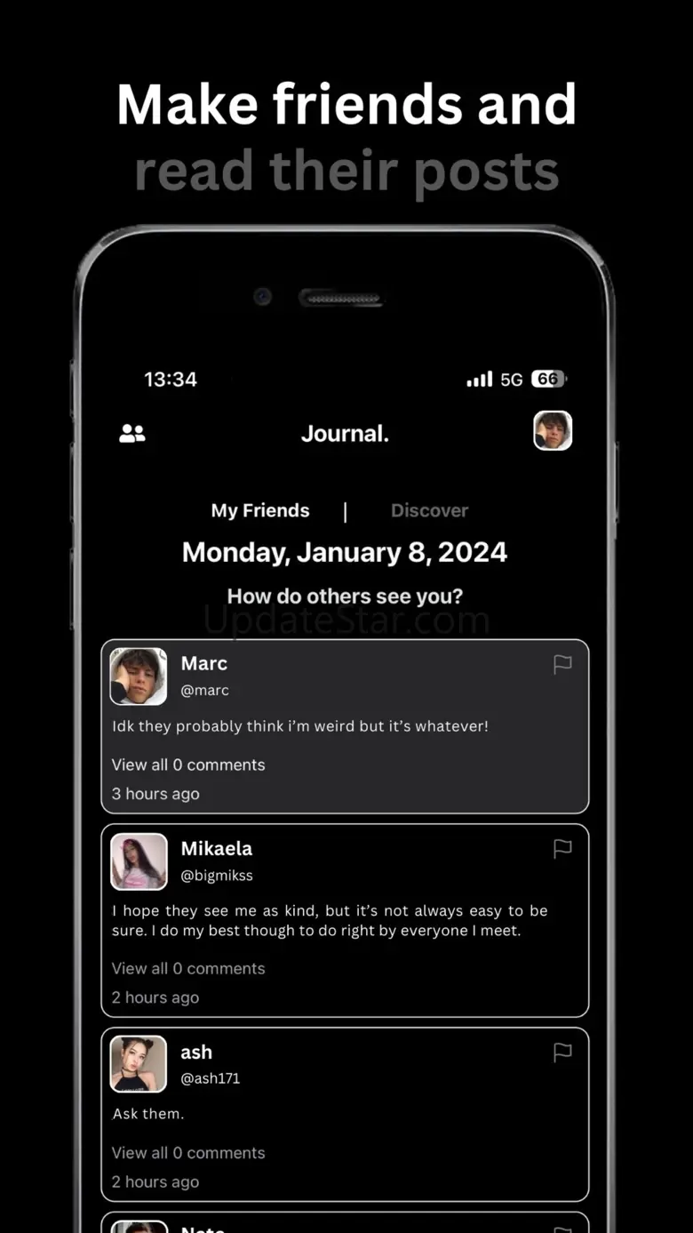 Journal. Be real with words. 1.6