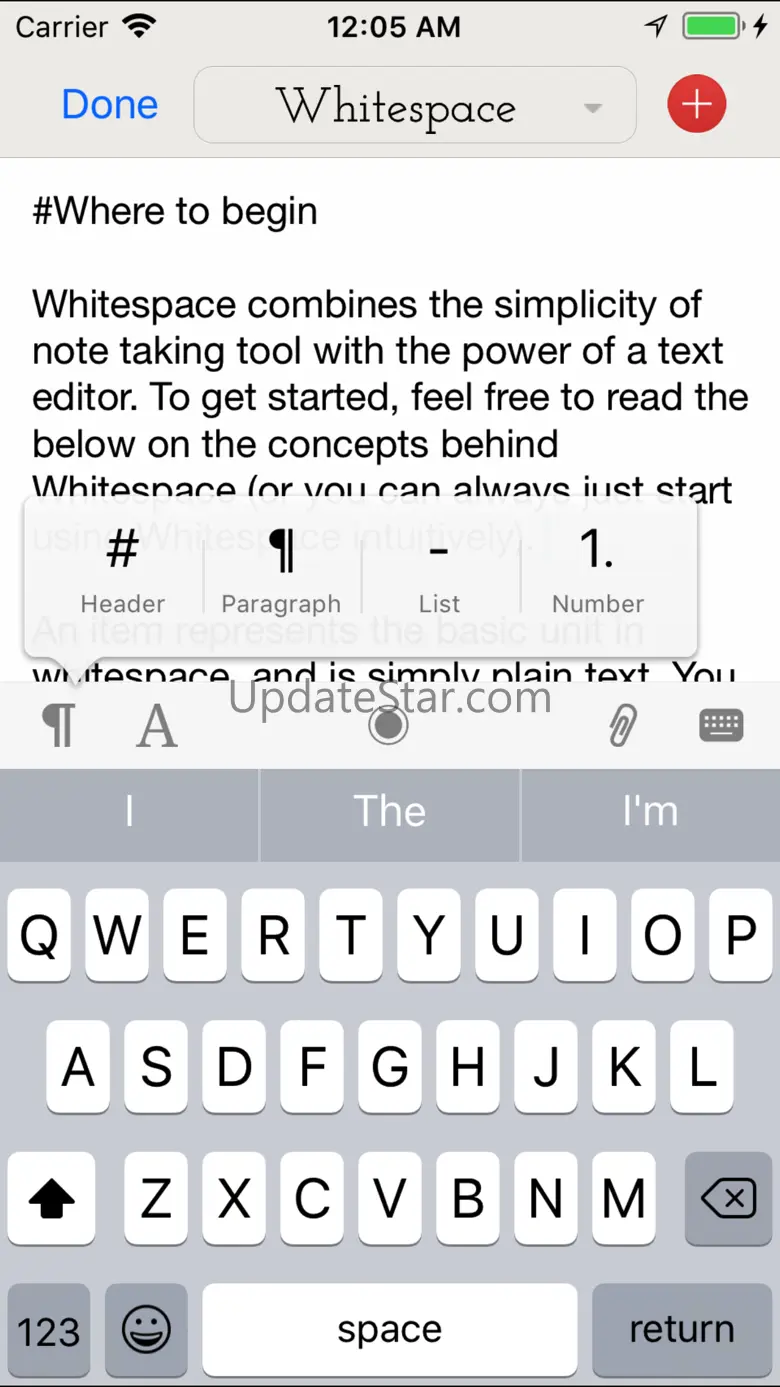 Whitespace - Writer & Editor 1.6.0