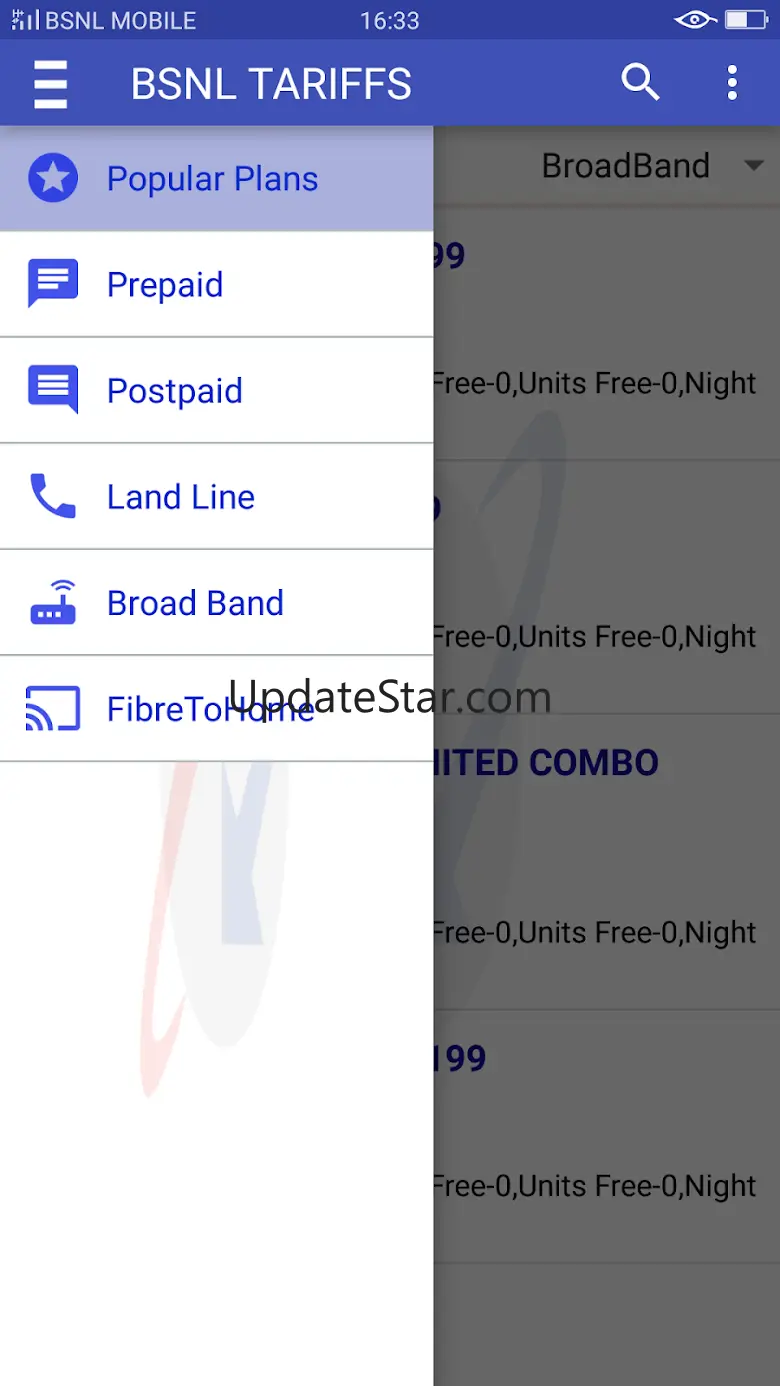 BSNL Tariffs