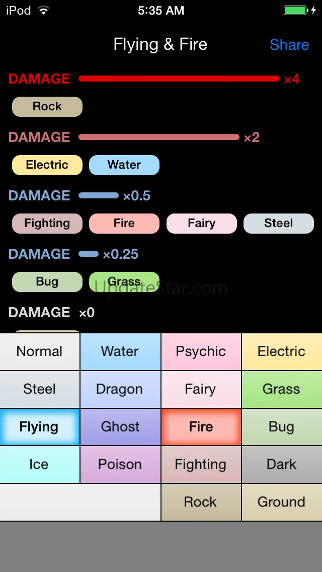 Check Type Effectiveness - PokeAttackTypes XY 1.1