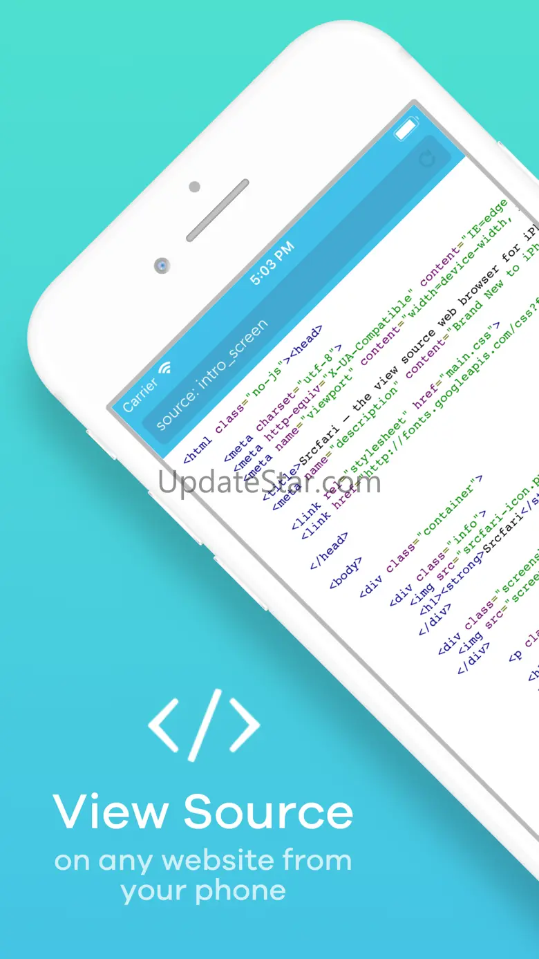 Srcfari: view html source code 1.5