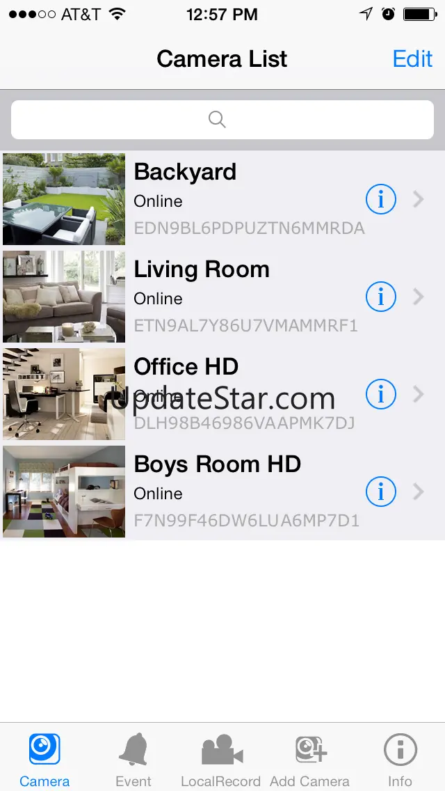 IP camera viewer airsight 1.7