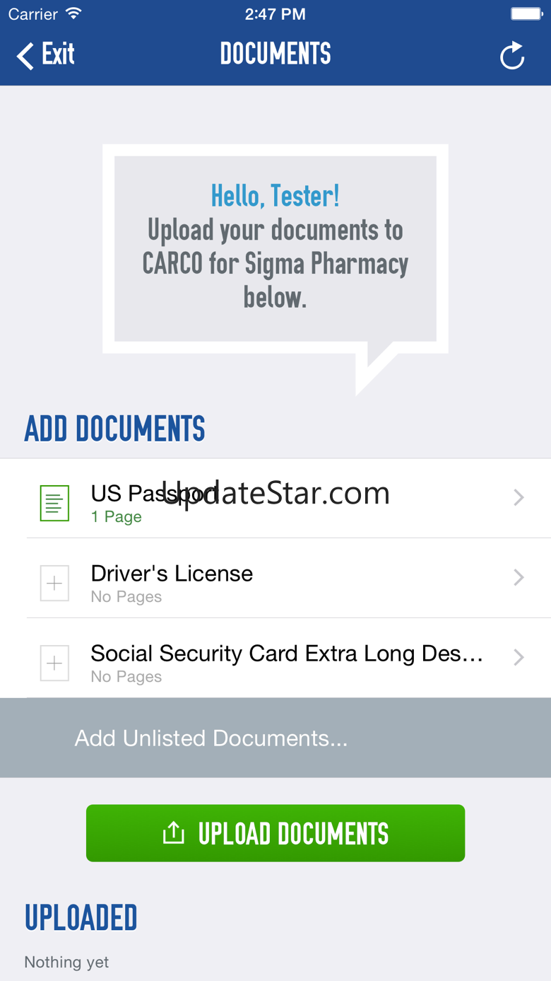 Document Upload 1.7