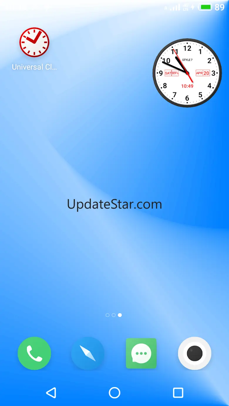 Light Analog Clock-7 6.6