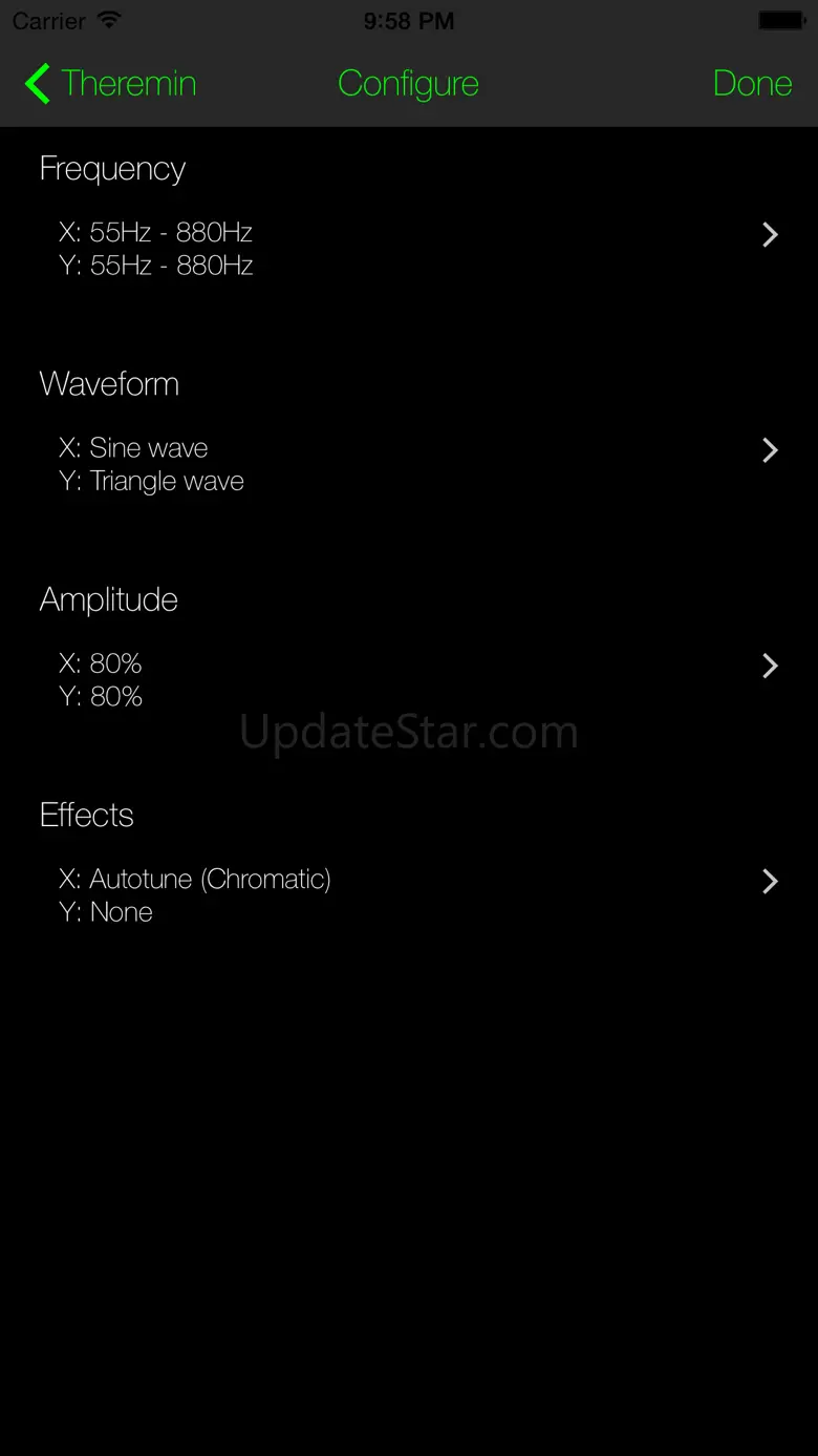 Theremin (Motion Sensors and Touch Screen) 3.31