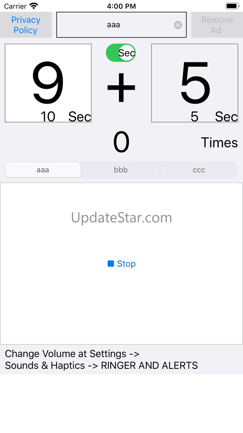 Interval Timer Sec+Sec 20231026