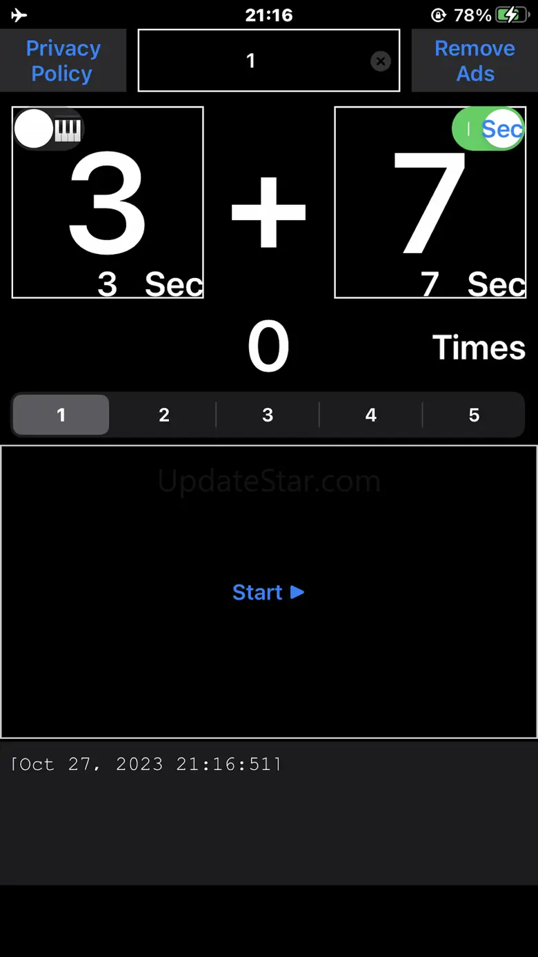 Interval Timer Sec+Sec 20231026