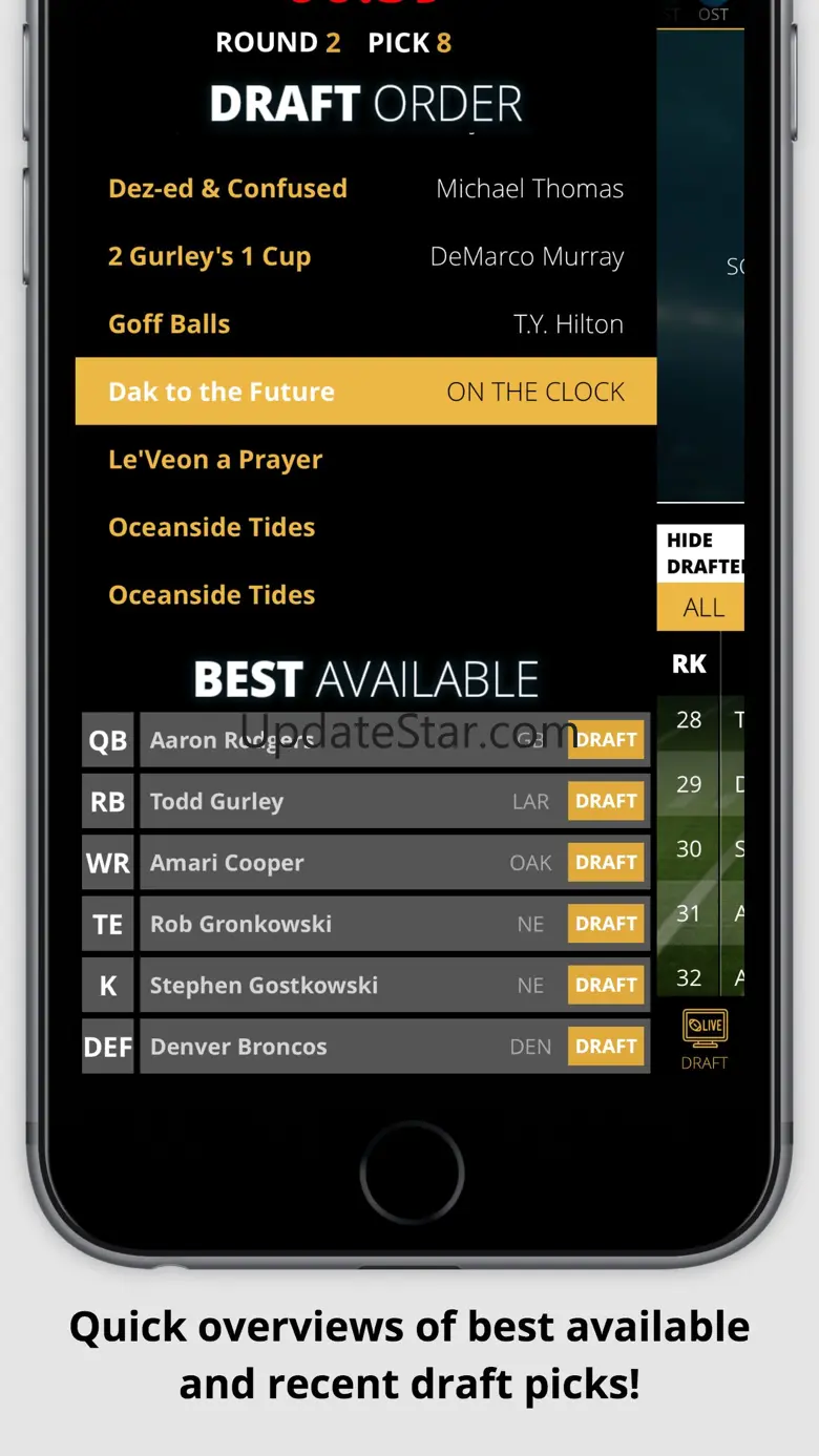 theDraftNight Fantasy Football Draft Board 2.0.6