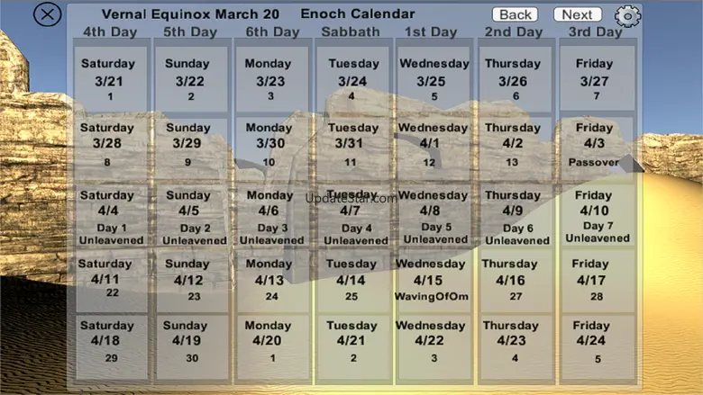 Ancient Enoch Calendar 2.0