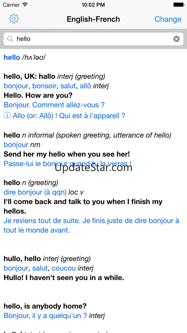 French – English Dictionary 1.4.0
