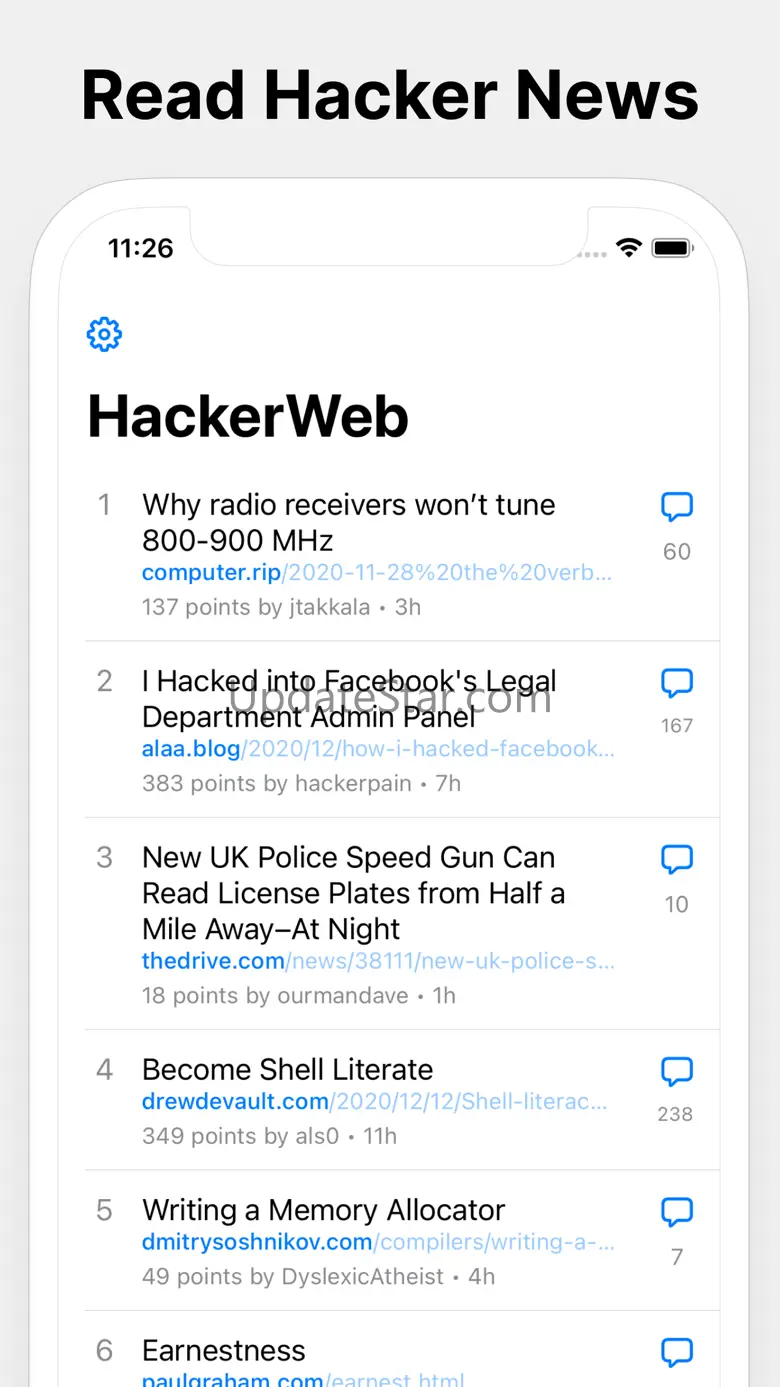HackerWeb - Hacker News client 2.1.0