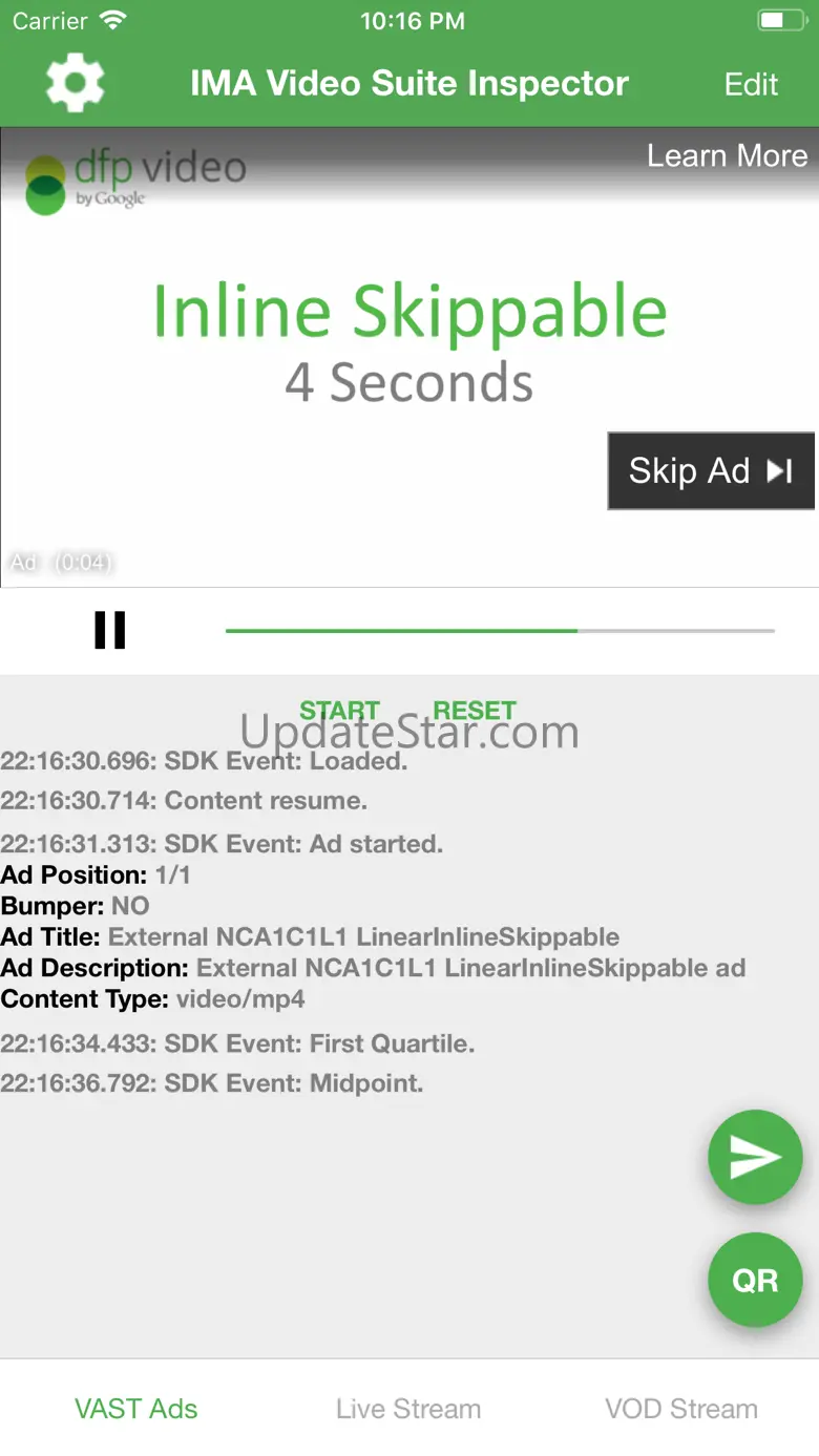 IMA Video Suite Inspector 2.11.8