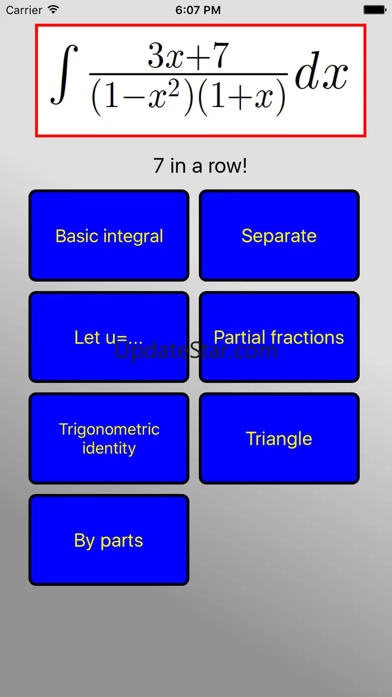 Integrals trainer 2.7