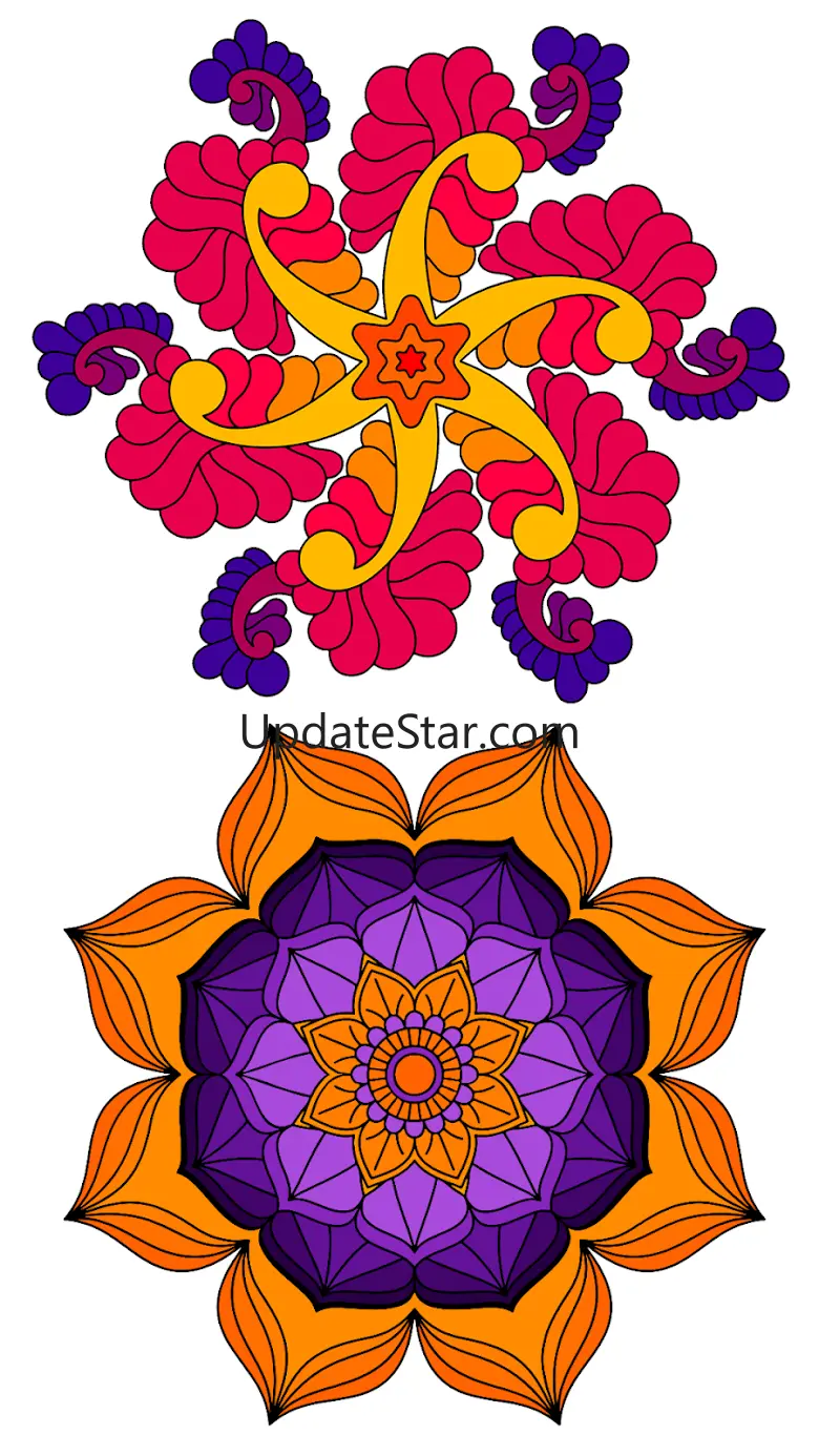 Mandala Color by Number Book 8.1