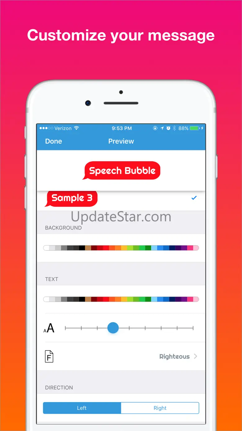 Bubbly - Send Customized Stylish Message Bubbles 1.0