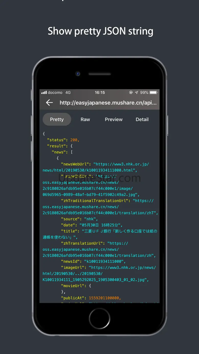 Httper, mobile postman app 3.6