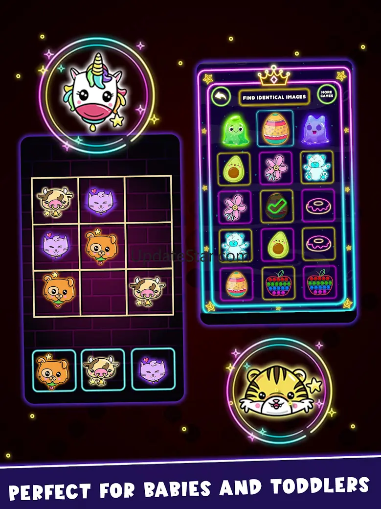 Baby Glow Phone Games for Kids 1.0