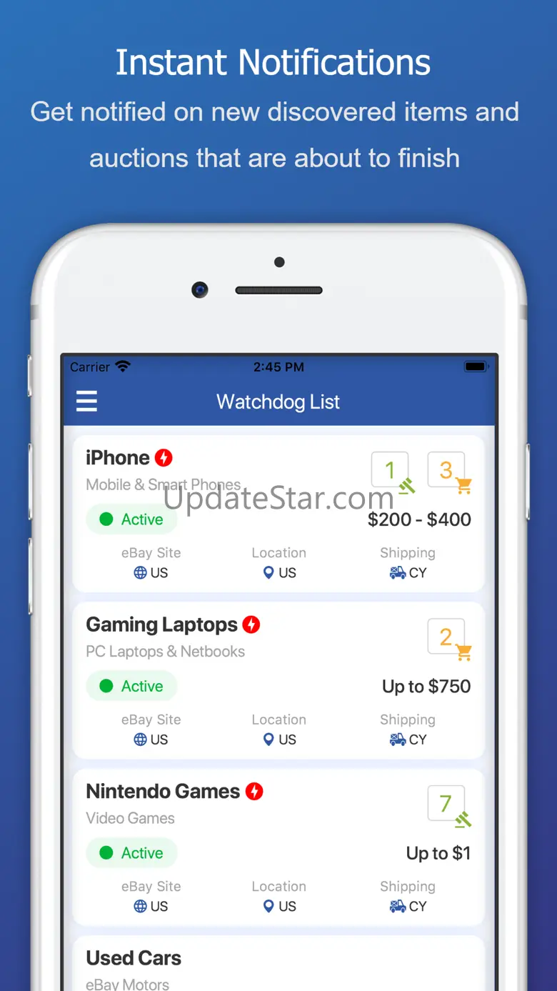 Watchdog for eBay v2.0.8
