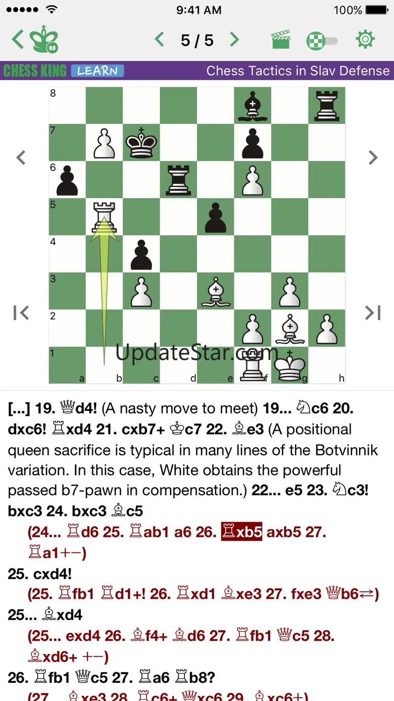 Chess Tactics in Slav Defense