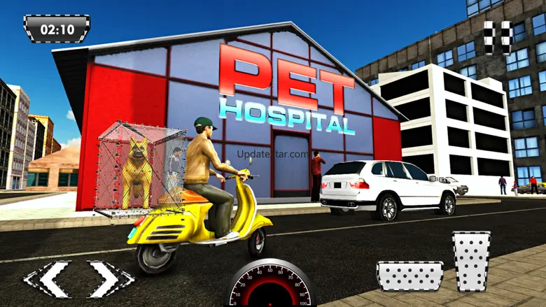 Pet Animal Transporter Bike & Delivery Boy Sim 1.0