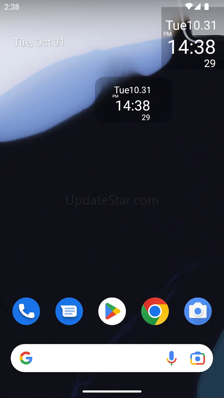 Digital seconds widget 1.78