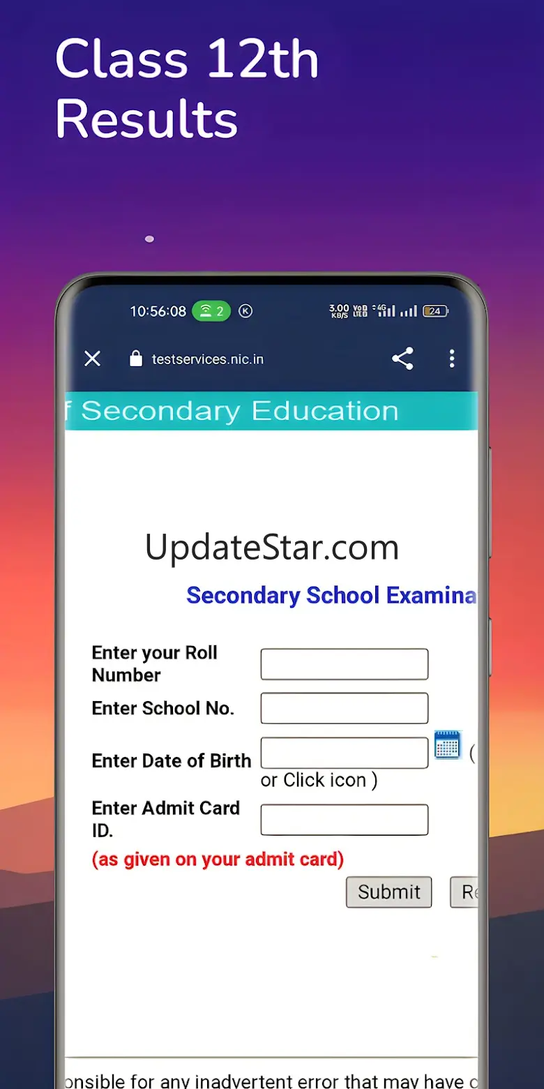 10th - 12th Board Result 2024 3.8