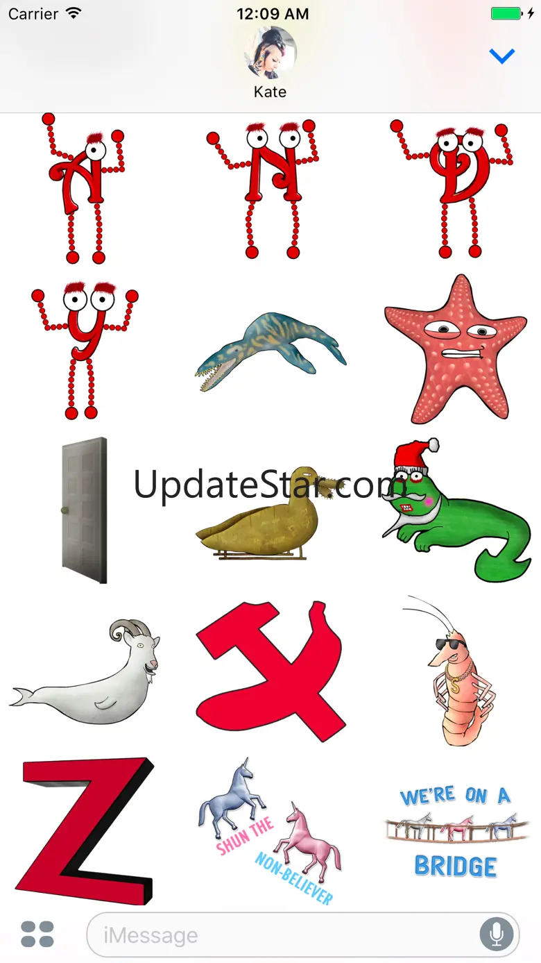 Charlie the Unicorn Stickers 1.1