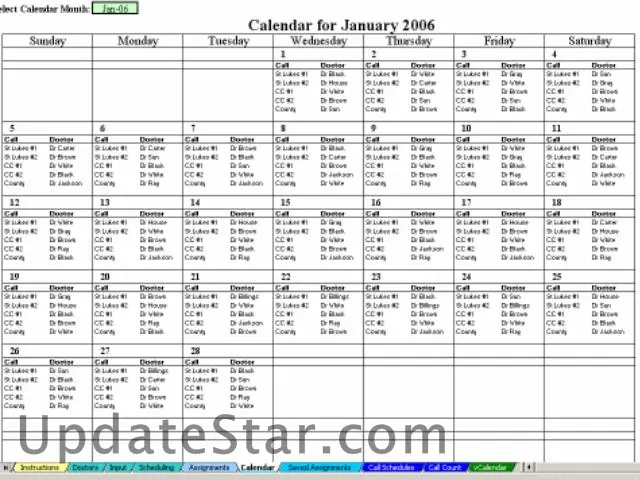 Automatic Doctors Calls with Excel 2.12