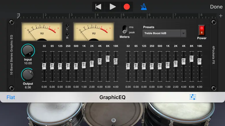 Stereo Graphic EQ AUv3 Plugin 1.05
