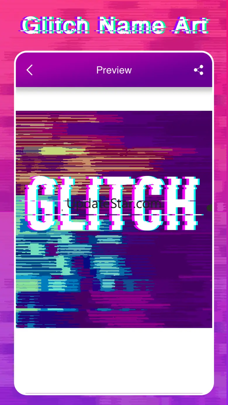 Glitch Effect Name Art 1.0