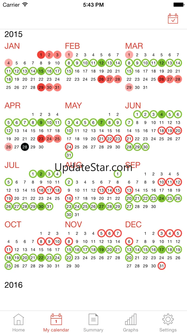 WomanLog S Calendar 2.3