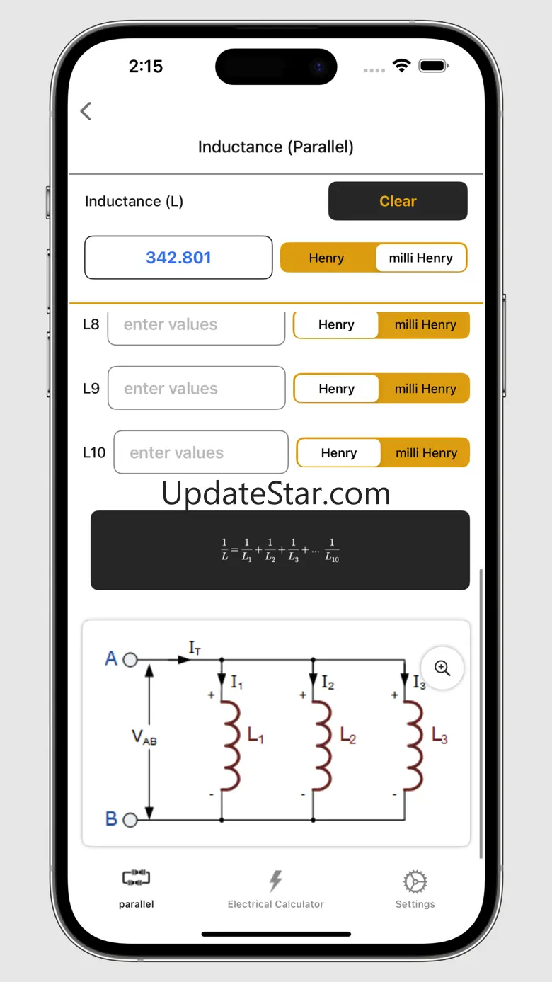 Electrical Parallel Calculator 4.0