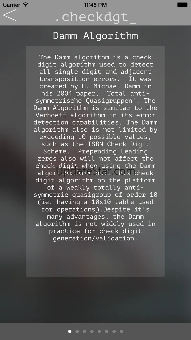 checkdgt - Check Digit Generator and Validation 1.3