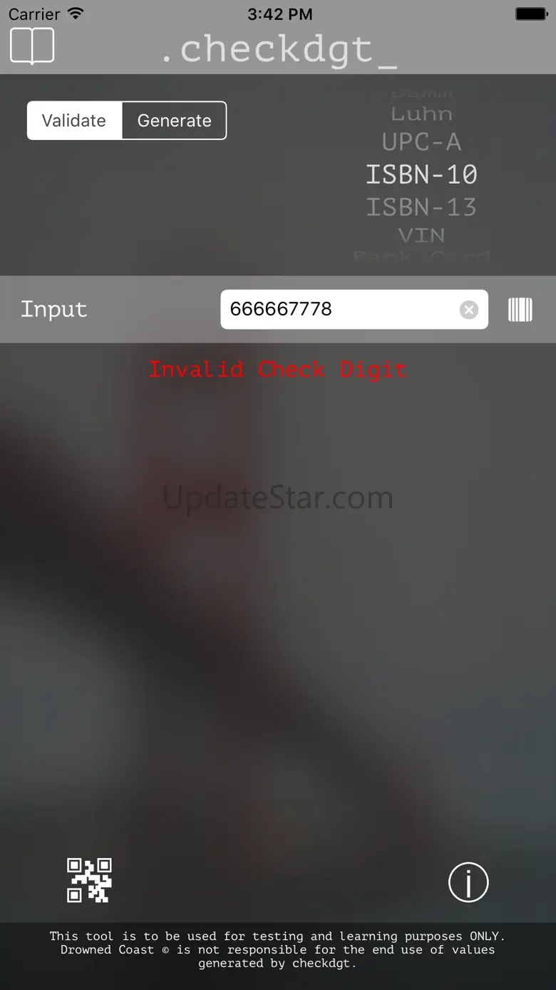 checkdgt - Check Digit Generator and Validation 1.3
