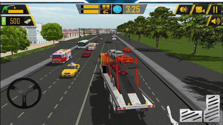 Ultimate Big Truck Car Transport Trailer Simulator 1.1