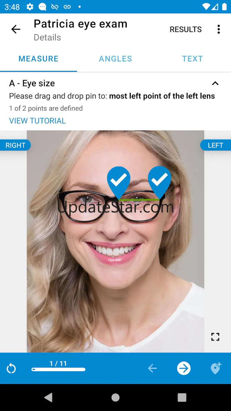Optometry eye distance measure 3.6
