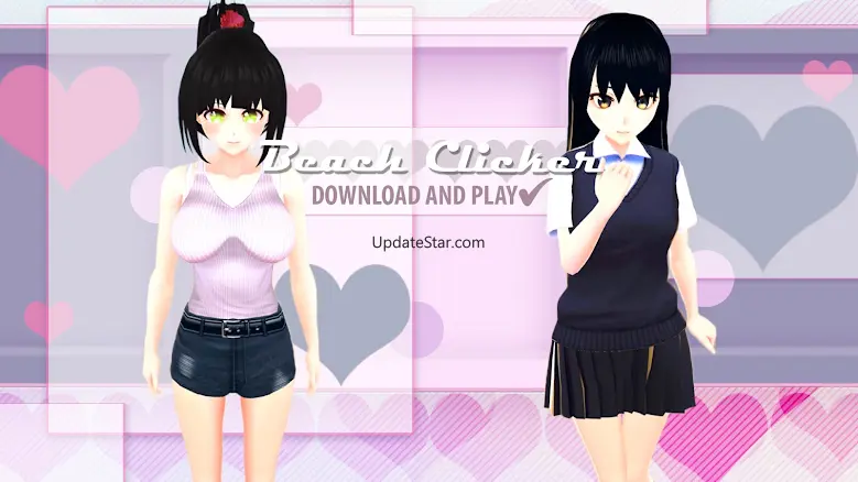 Beach Clicker: cute anime girl 0.87
