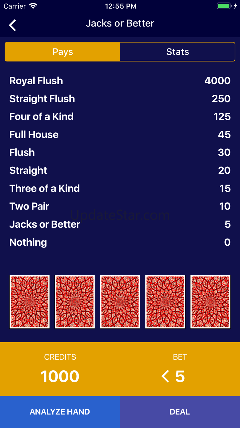 Video Poker - Wizard of Odds 1.0.7