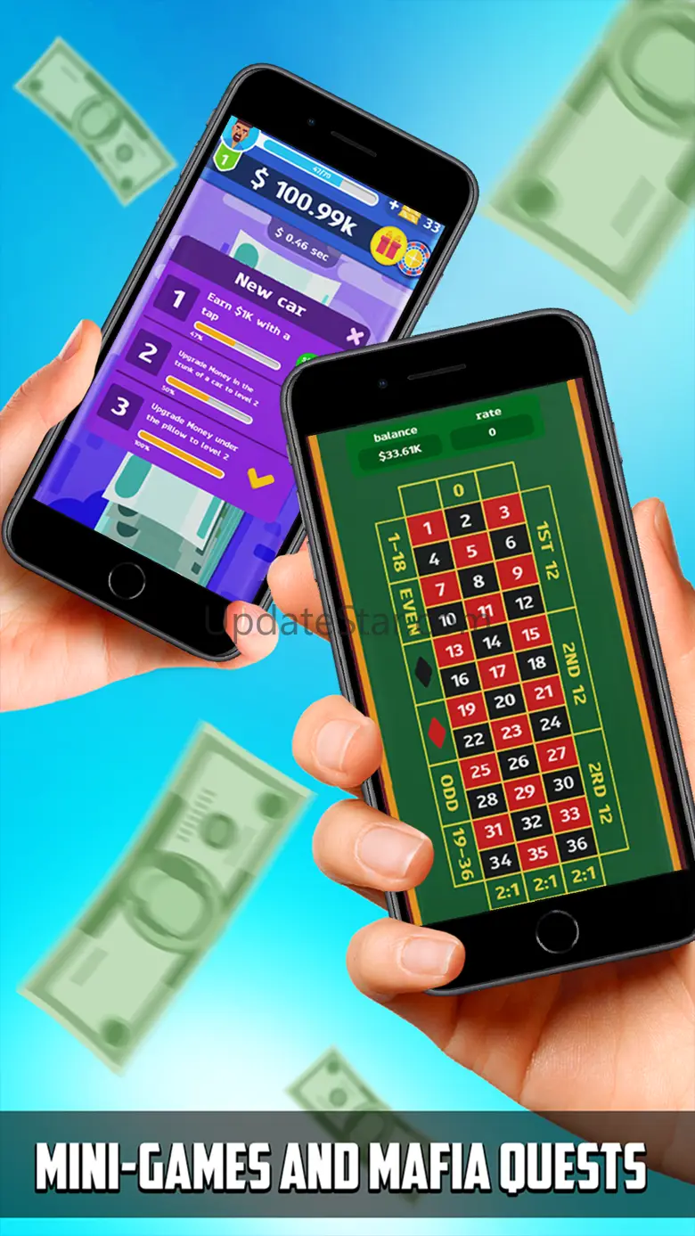 Money Clicker: box of income 9.7.2