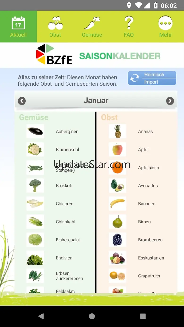Saisonkalender 1.6