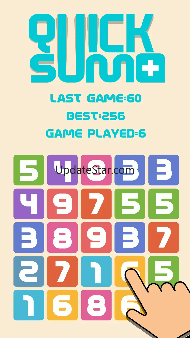 Quick sum-maths challenge game 1.1