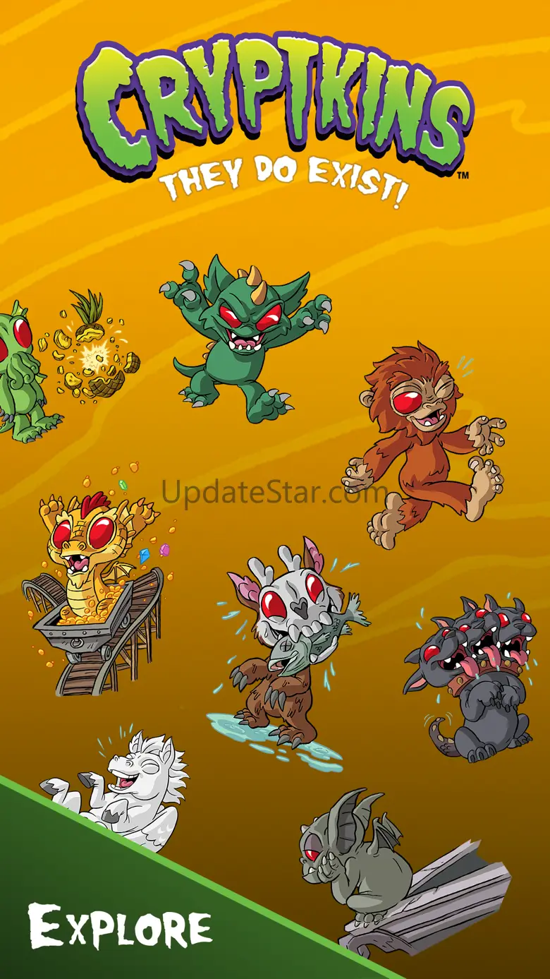 Cryptkins Stickers: Explore 1.0