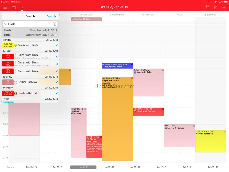 WeekCal iPad Fully Unlocked 12.4