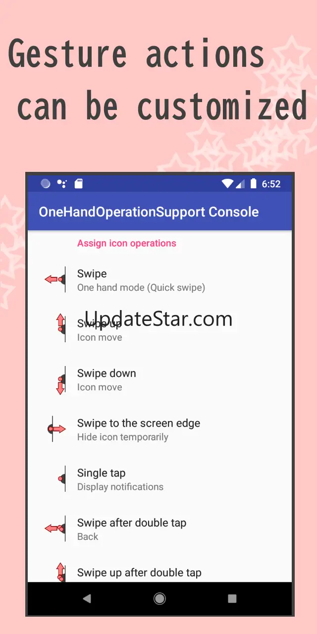 One Hand Operation Support 7.80