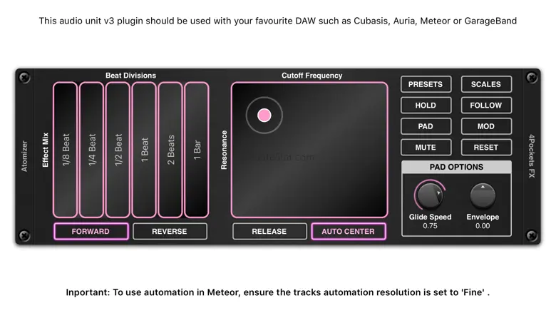 Atomizer AUv3 Plugin 1.03